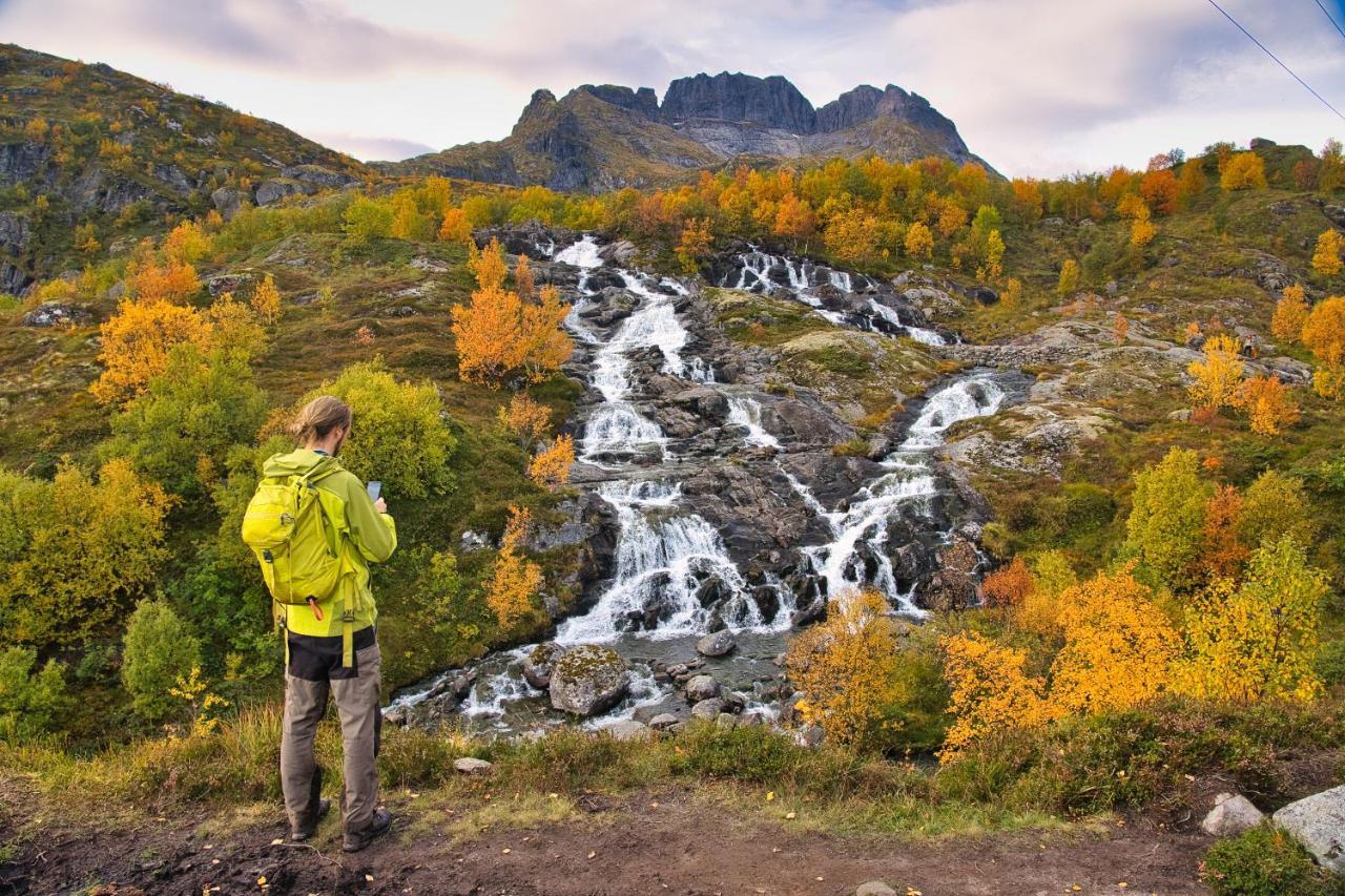 Lofoten Planet Basecamp Villa Sørvågen Bagian luar foto