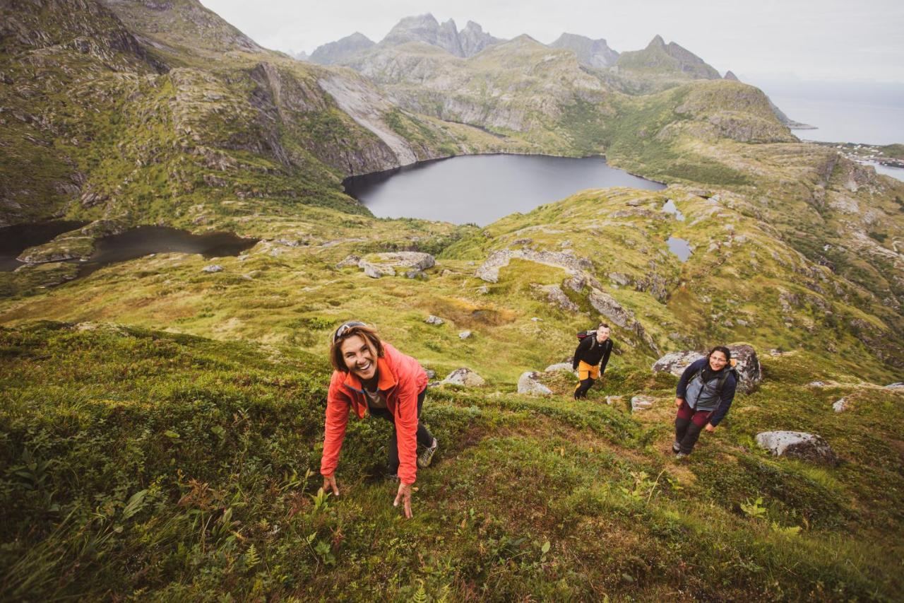 Lofoten Planet Basecamp Villa Sørvågen Bagian luar foto