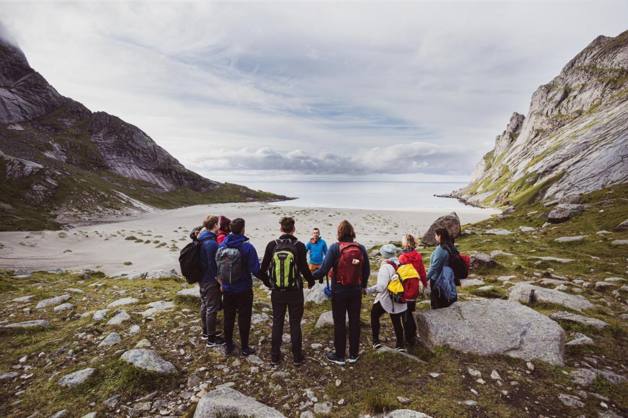 Lofoten Planet Basecamp Villa Sørvågen Bagian luar foto