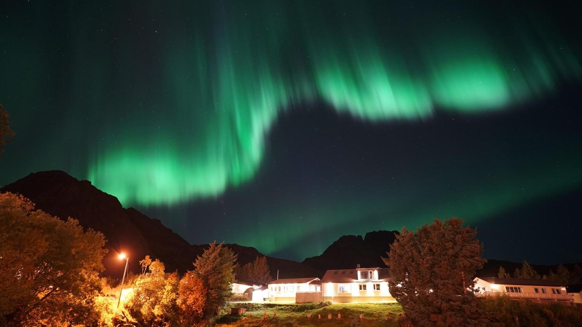 Lofoten Planet Basecamp Villa Sørvågen Bagian luar foto