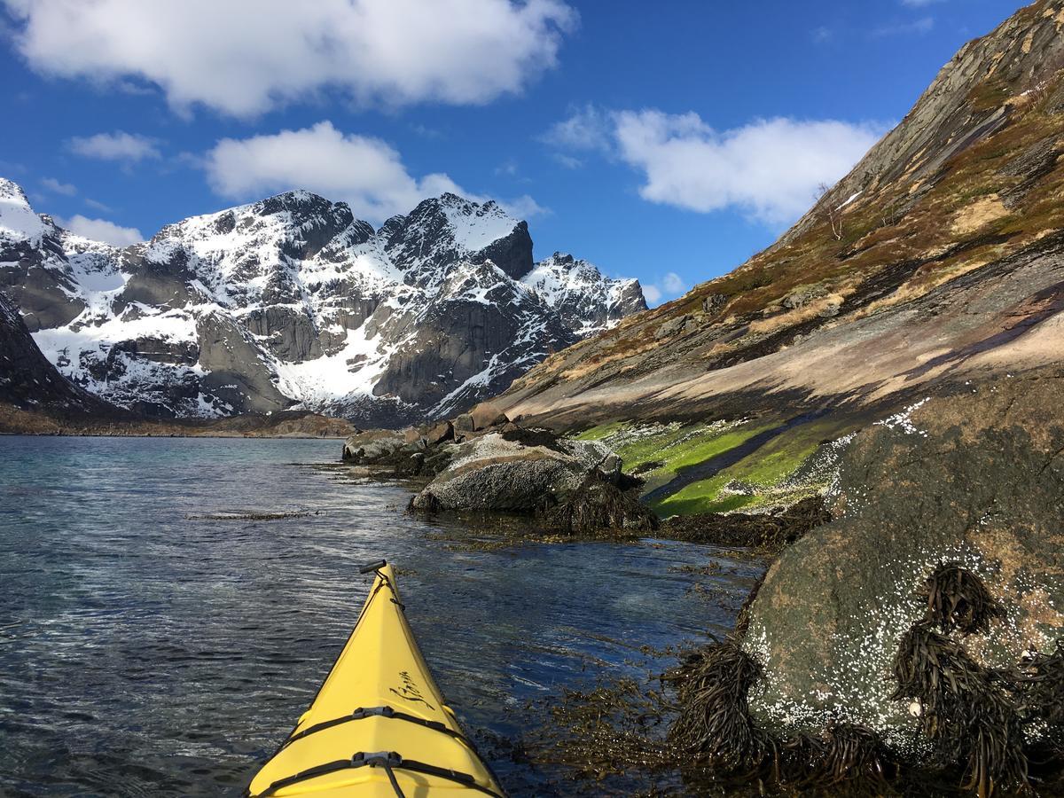 Lofoten Planet Basecamp Villa Sørvågen Bagian luar foto