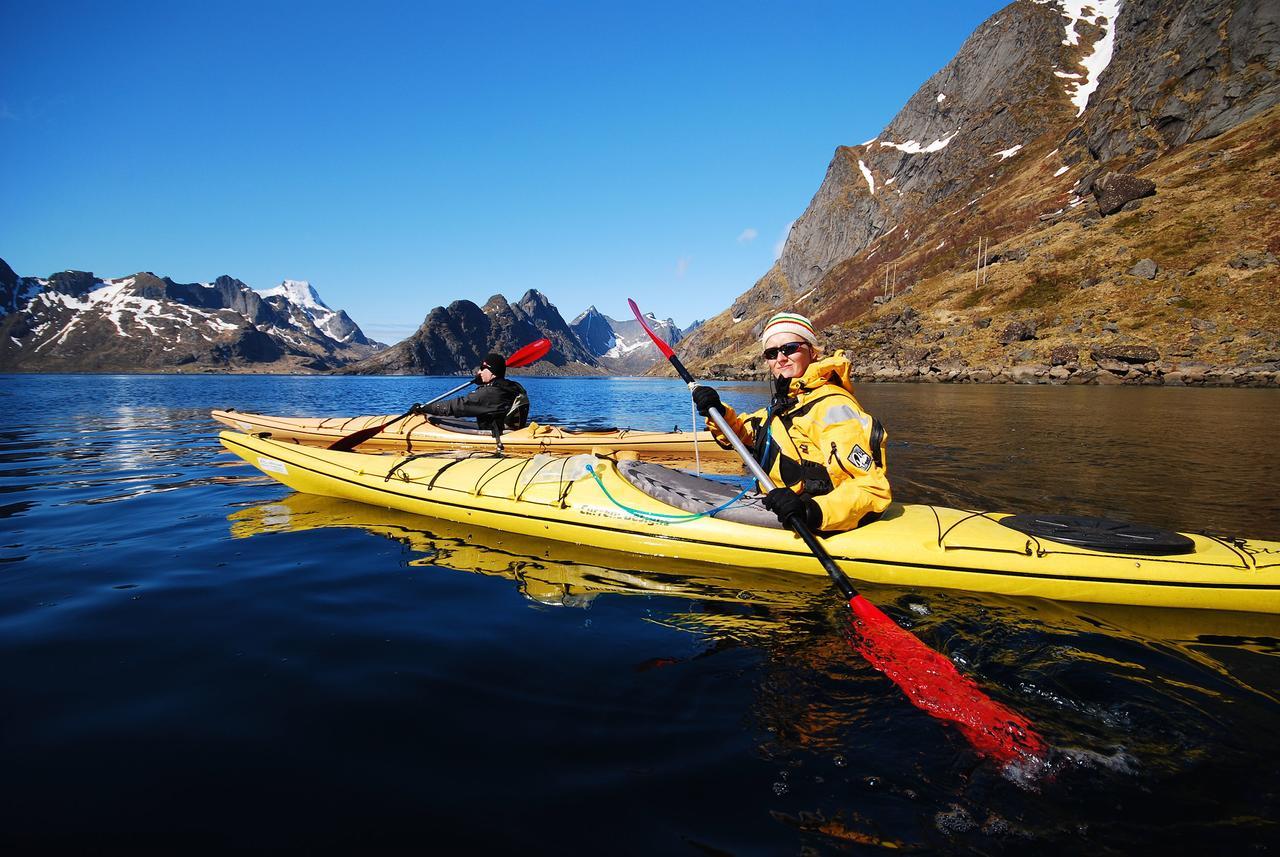 Lofoten Planet Basecamp Villa Sørvågen Bagian luar foto